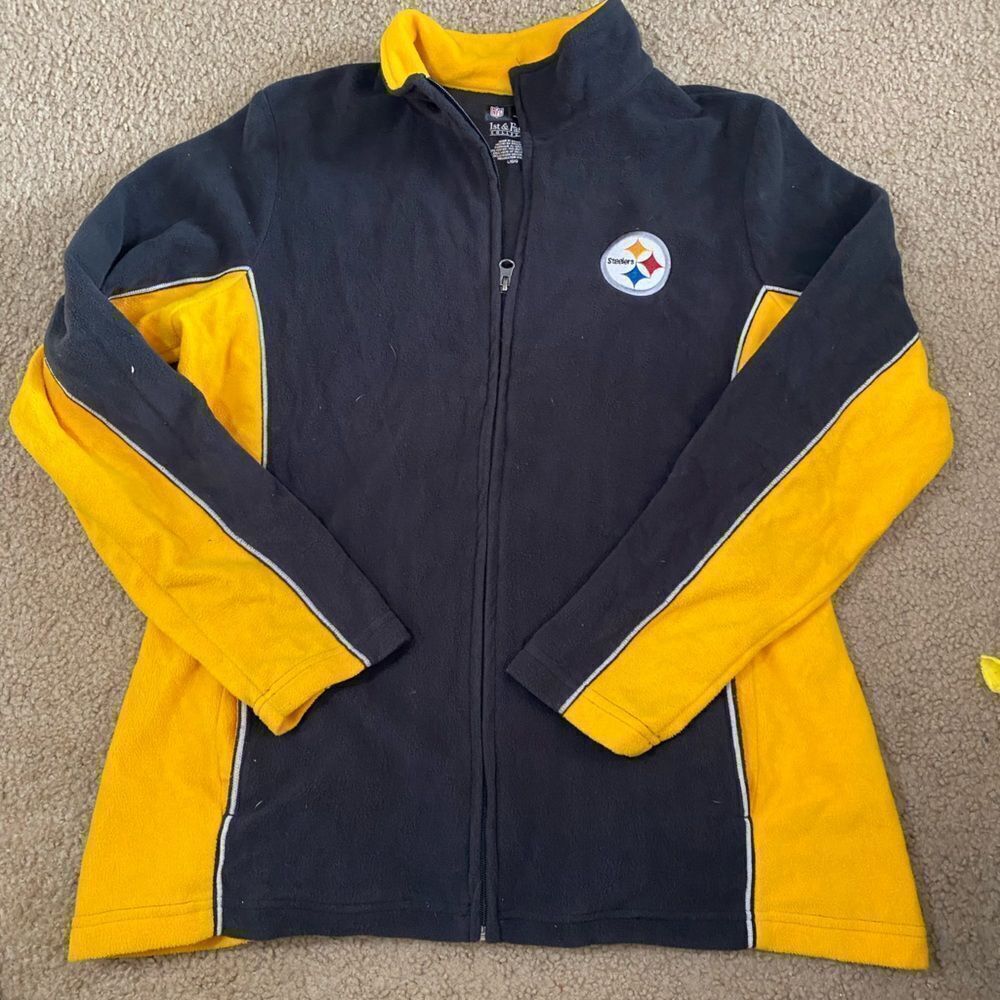 Pittsburgh Steelers NFL Fleece Zip Up Jacket